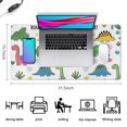 thumbnail image 5 of Long Mouse Pads for Desk,Dinosaur with ROAR Pattern Desk Mats on Top Of Desks, Desk Mouse Pad Extra Large with 3mm Non-Slip Base and Stitched Edge for Gaming,Office,Work,Home 31.5"x15.7", 5 of 6