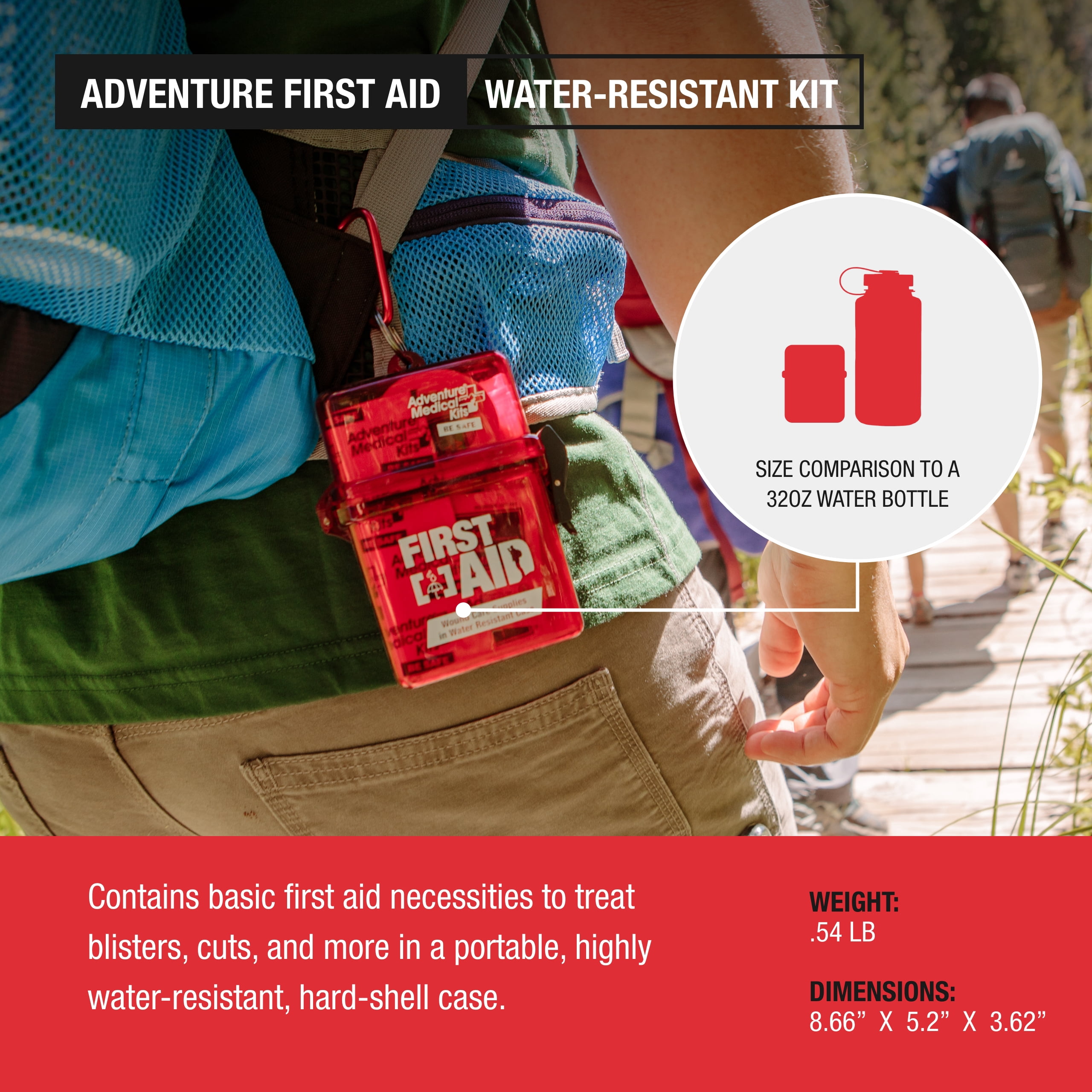 Adventure Medical Kits Adventure First Aid, Water-Resistant Kit - (Pack of 2)