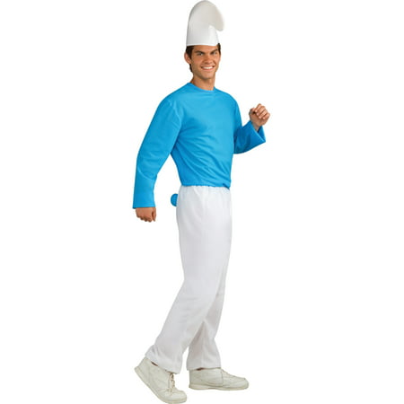 Adult Standard 44 Licensed The Smurfs Smurf Costume