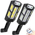 thumbnail image 1 of Luz solar para jardín al aire libre, luz LED de energía solar, luz de calle con sensor de movimiento PIR, luz nocturna para jardín, luz de pared de calle, 43 LED, 1 of 5