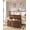 Rustic Brown, variant on 47.2" Storage Chest, Wooden Lift-Top Bench Trunk with 2 Hinges, Shoe Bench Organizer, White