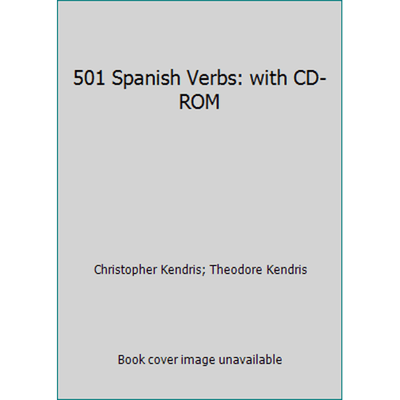 Pre-Owned 501 Spanish Verbs: with CD-ROM (Paperback) 0764135597 9780764135590