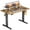 Rust, variant on CONCETTA 40x24 inch Electric Standing Desk - Height Adjustable Gaming Workstation for Home Office, Black
