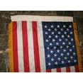 thumbnail image 3 of 3x5 Embroidered 2ply USA 50 Star Sleeve w/ Gold Fringe 300D Nylon Flag, 3 of 6