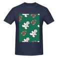 thumbnail image 4 of Bingfone Gingerbread Snowman Cookies Men'S Loose Fit Short-Sleeve Pocket T-Shirt, 4 of 7
