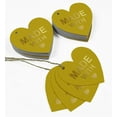 thumbnail image 5 of Inkdotpot Real Gold Foil Made With Love Wedding Tags Favor Hang Paper Tags 100 Pieces, 5 of 6