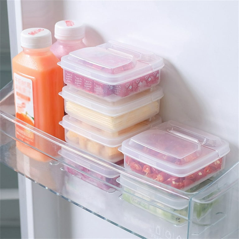 Fancy 2Pcs Plastic Cheese Storage Containers with Lids Airtight