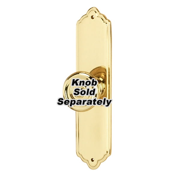 Alno 4" Rectangle Escutcheon - Polished Brass