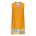 thumbnail image 5 of Aueoeo Women Two Piece Outfits Short Set Summer Hawaii Sweatsuit Beach Outfits Sleeveless Tunic Top and Printed Shorts Loungewear Set, 5 of 5