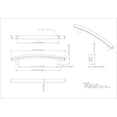 thumbnail image 3 of Elements 406-128 Belfast 5-1/16" (128 Mm) Center To Center Arched Bar Cabinet Handle /, 3 of 4