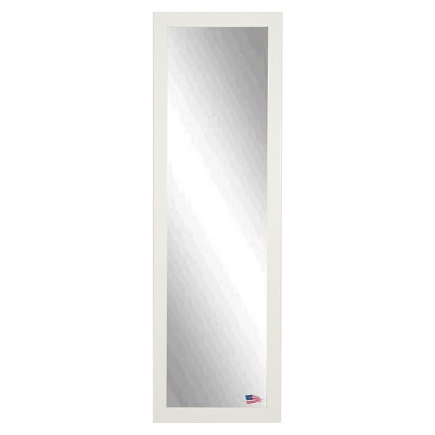Rayne Mirrors Glossy White Full Length Body Wall Mirror
