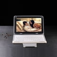 thumbnail image 3 of Funda De Cuero Pu Con Teclado Bluetooth Dos En Uno, Funda Con Soporte Para Tableta, A Prueba De Polvo, Resistente Al Agua Y A Los Arañazos Scienceny EL013214-07, 3 of 4