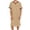 #Khaki, variant on DPTALR George Men's Casual Fashion V-Neck Short Sleeve Nightshirt,Loose Long Loungewear,Army Green,Big and Tall Man XXXL