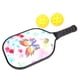 thumbnail image 3 of Juego de 2 paletas de Pickleball para deportes al aire libre, raquetas portátiles de fibra de carbono con 2 bolas, 3 of 14