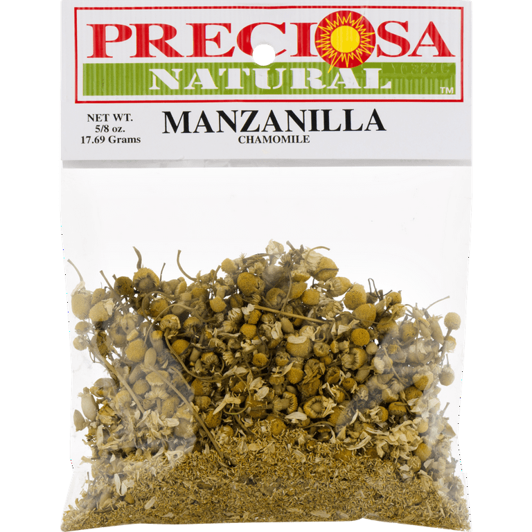 Preciosa Natural Manzanilla Chamomile, 0.625 OZ 