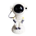 thumbnail image 1 of Mistaha Starlight Projection Lamp with Moon Design - Astronaut Sitting on Moon Ball, Remote Control LED Light Projector, White Color, Ideal for Bedroom Decor, 5W Laser, 532nm Wavelength, 100-240V, 1 of 6