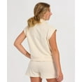 thumbnail image 2 of Boxercraft BW2407 Women's Sleeveless Terry Half-Zip-Natural-M, 2 of 4