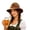 Brown, variant on Levmjia Womens Bavarian Hat Traditional Oktoberfest German Flag Decor Lightweight Adjustable For Beer Festival Themed Party Halloween Costume Summer Daily Wear