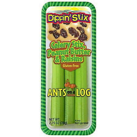 Dippin' Stix Celery Stix, Peanut Butter & Raisins, 2.75 oz