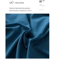 thumbnail image 3 of DOLITY 1pc Bed Sheet Fitted Sheet Solid Color Cotton Round for Hotel Dia.220cm yellow, 3 of 7