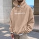 thumbnail image 3 of MHFRRA Sudadera con Capucha de Manga Larga para Hombre, Informal, Cómoda, con Forro, Diseño Temático para Exteriores Marrón, 3 of 6