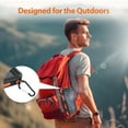 thumbnail image 2 of 4PK Solar Power Bank, Portable Charger, 20000mAh Solar Charger with LED Flashlight, IP65 Waterproof External Backup Battery Pack Perfect for Camping, Outdoor Activities, 2 of 11