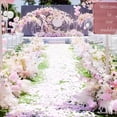 thumbnail image 3 of 1000 Pack Rose Petals, Artificial Fake Rose Petals Decoration, Great for Romantic Night, Engagement, Party, Event Flower Decorations, Marry Me Proposal Weddings, 1.77x1.77inch, White, 3 of 12