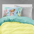 thumbnail image 2 of Jack Russell Terrier 2 Spring Fabric Standard Pillowcase, 2 of 2