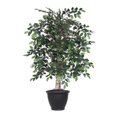 thumbnail image 1 of Vickerman TBU4240-RG 4 ft. Mini Ficus Bush Plastic Pot, Gray, 1 of 3
