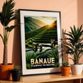 thumbnail image 3 of Banaue Rice Terraces Poster: Stairway to Heaven - Banaue Cordillera Administrative Region Philippines Illustration Travel Poster Scenic Rural Landscape Black Framed Wall Art Print 24 x 36 inches, 3 of 8
