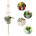 thumbnail image 3 of 2 Pcs Suspensions Macramé pour Plantes Intérieur Extérieur Panier Suspendu, 3 of 5