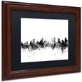 thumbnail image 2 of Trademark Fine Art "Ottawa Canada Skyline B&W" Canvas Art by Michael Tompsett, Black Matte, Wood Frame, 2 of 4