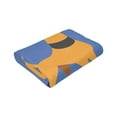 thumbnail image 5 of Cute Puppy Buddy Pattern Throw Blanket, Super Soft Anti-Pilling Flannel Bed Blankets, 80"x60", 5 of 8