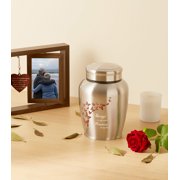 Up to 180lbs Butterfly Large Urn for Ashes for Women Men Adult Male&Female Stainless Steel
