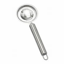 Pedty 1* Egg White Separator,Egg Beater Egg Separator Stainless Steel Kitchen Gadget Egg Yolk Separator Stainless Steel 430 Egg White Separator Egg Separator Kitchen Tools Practical Baking Tools