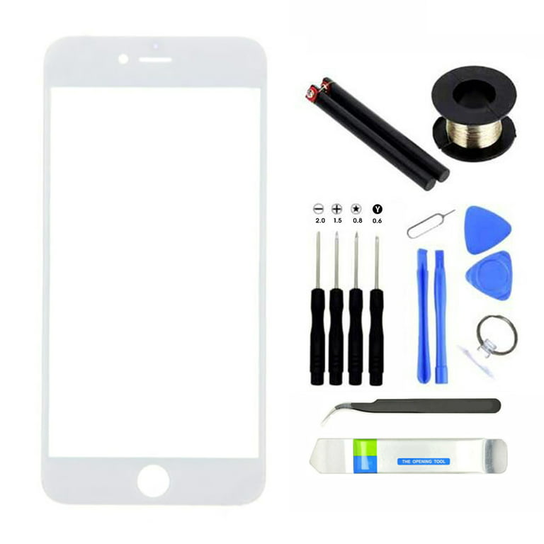 GROFRY 1 Set Touch Screen Replacement Professional Repair Tool with OCA  Adhesive Front Glass Screen Repair Kit for iPhone 6/6S/6 Plus/6S Plus