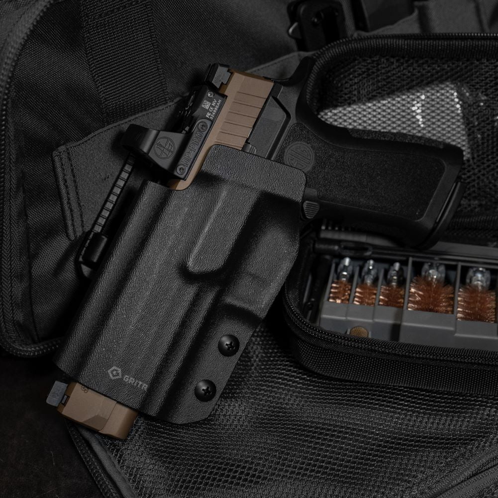 GRITR OWB Kydex Left Hand Gun Holster Compatible with Sig Sauer P320