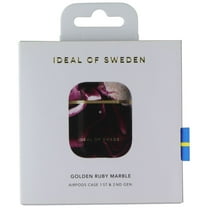 iDeal of Sweden Case for AirPods 1st Gen & 2nd Gen - Golden Ruby Marble