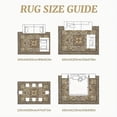 thumbnail image 4 of TECHVIDA 5x7 Area Rugs for Living Room Rugs, Modern Abstract Machine Washable Vintage Rugs,Non Slip Carpet,Modern Carpet for Bedroom Dining Room Farmhouse Home, 4 of 11