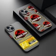 thumbnail image 2 of Funda de teléfono Dinosaur J-Jurassic-P-Parks para iPhone 16 15 14 13 12 11 Mini Pro Max X XR 7 8 Plus, funda trasera transparente mate, 2 of 5