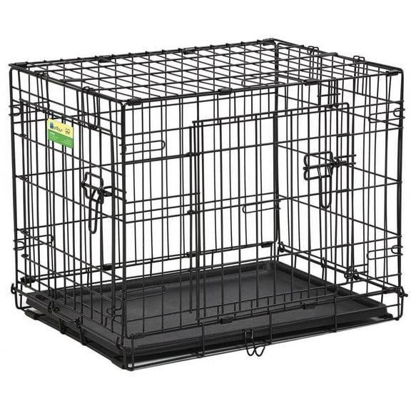 Contour Laplock Technology 2-Door 24" Plastic Crates for Dogs with Divider Panel