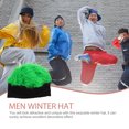 thumbnail image 5 of KONTONTY Green Winter Knit Hat Unisex Warm Beanie for Daily Wear, Outdoor Activities, and Party Use, 5 of 8