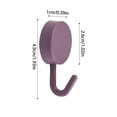 thumbnail image 3 of Set of 6 Wall Hooks for Hanging Heavy Duty 5 lbs,Hooks for Walls String Light Hooks and Hat Hooks for Kitchen Curtain Towel Hook for Bathrooms Living Room for Walls No Damage._Dark Blue, 3 of 7