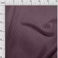 thumbnail image 2 of oneOone Silk Tabby Chocolate Brown Fabric Argyle Check Sewing Material Print Fabric By The Yard 42 Inch Wide, 2 of 4