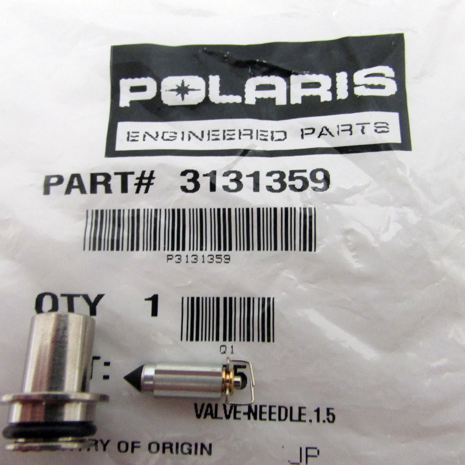 Polaris New OEM ATV Float Needle Valve/Seat Carb Carburetor Sportsman,Scrambler