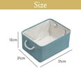 thumbnail image 2 of Storage Basket Bins - Decorative Baskets Storage Box Cubes Containers with Handles for Clothes Storage Toys, Books, Home, Office, 2 of 5