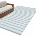 thumbnail image 2 of Area Rug 48×72in, Ocean Blue Stripes Seamless Ticking Stripe Floor Carpet Living Room Rug, Farmhouse Pinstripe Non-Slip Welcome Mat Indoor Rugs for Bedroom Dining Room, 2 of 9