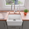 thumbnail image 4 of ALFI Brand Polished Chrome Sensor Gooseneck Pull Down Kitchen Faucet, 4 of 11