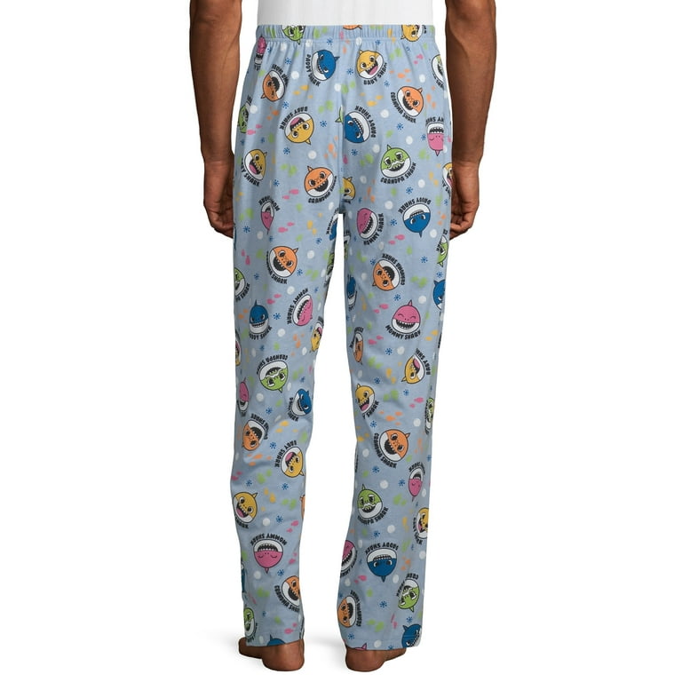 Pinkfong Baby Shark Men s Heather Sea 2 Pajama Pant Walmart