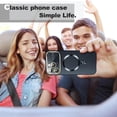 thumbnail image 6 of Magnetic for iPhone 14 Pro Max Case, Compatible with Magsafe, Full Glass Camera Lens Protector, Anti-Scratch Shockproof Protection Slim Matte Back Case for iPhone 14 Pro Max, Black, 6 of 13